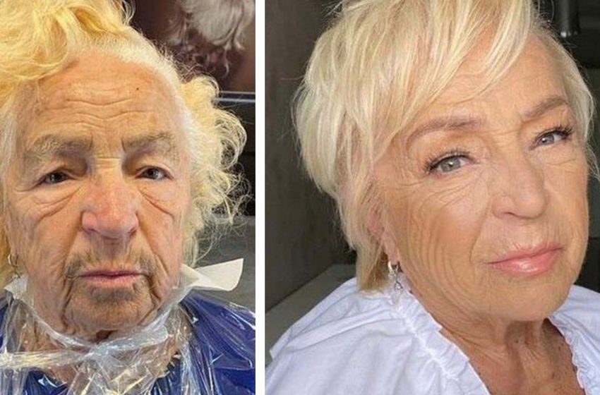  Από τον συνταξιούχο στον πρωτοπόρο. Μια καλλιτέχνης μακιγιάζ αναζωογόνησε τις γιαγιάδες με το μακιγιάζ.