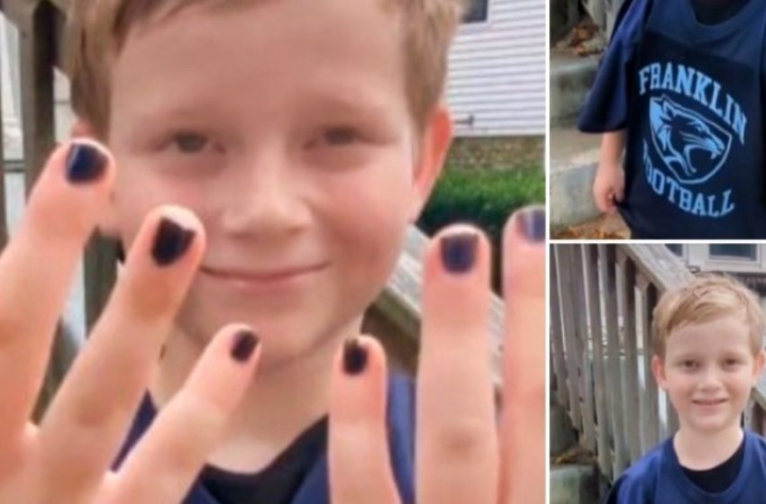  7χρονος κερδίζει καρδιές με επική απάντηση μετά από κριτική για το μανικιούρ του!: Μάθετε όλες τις λεπτομέρειες!