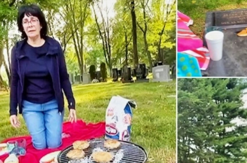  Μητέρα Προκαλεί Σάλο Τρώγοντας Μεσημεριανό Με Τα Παιδιά Στον Τάφο Του Αείμνηστου Πατέρα Την Ημέρα Του Πατέρα!: Μάθετε Όλες Τις Λεπτομέρειες!