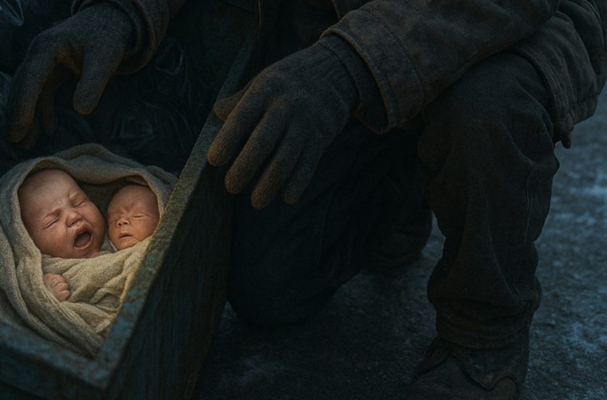  Ένας άστεγος άνδρας άκουσε μια κραυγή να έρχεται μέσα από έναν κάδο απορριμμάτων… Αυτό που βρήκε μέσα άλλαξε τη ζωή του για πάντα.