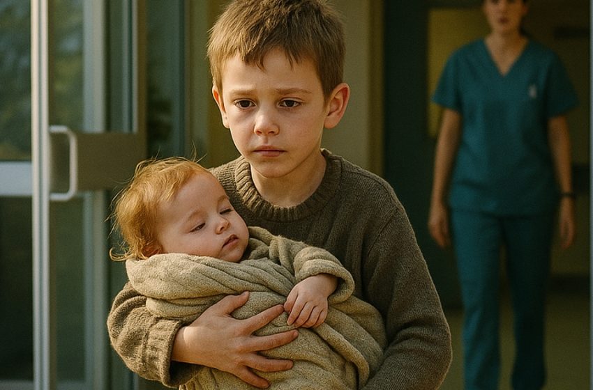 Ένα επτάχρονο αγόρι, γεμάτο με μώλωπες, μπήκε στα επείγοντα κρατώντας την μικρή του αδελφή στην αγκαλιά – και αυτά που είπε στη συνέχεια συγκλόνισαν όλες τις καρδιές…