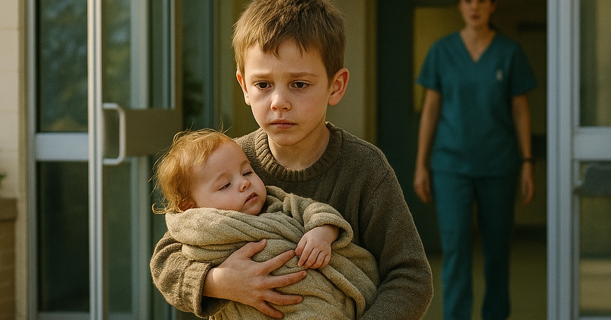 Ένα επτάχρονο αγόρι, γεμάτο με μώλωπες, μπήκε στα επείγοντα κρατώντας την μικρή του αδελφή στην αγκαλιά – και αυτά που είπε στη συνέχεια συγκλόνισαν όλες τις καρδιές…