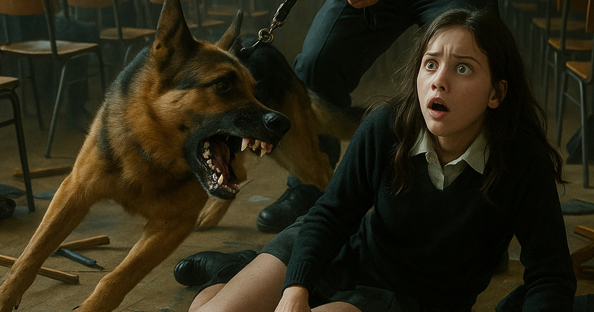 Ένας αστυνομικός σκύλος επιτέθηκε ξαφνικά σε μία 16χρονη μαθήτρια και γάβγισε δυνατά. Κανείς δεν θα μπορούσε να φανταστεί τι θα συνέβαινε μετά…