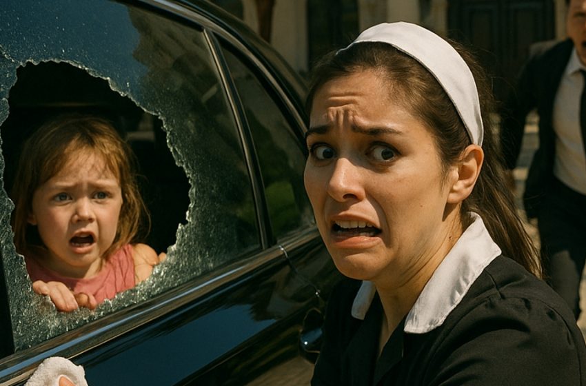  Η νέα σύζυγος του εκατομμυριούχου «ξέχασε» την θετή της κόρη κλειδωμένη στο αυτοκίνητο… αλλά αυτό που έκανε η υπηρέτρια άλλαξε τα πάντα για πάντα.