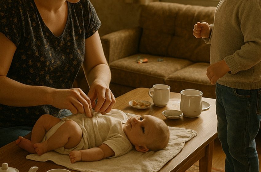  Η εξάχρονη κόρη μου βοηθούσε να αλλάξουμε την πάνα της ανιψιάς μου. Αλλά μετά ρώτησε: «Μαμά, τι είναι αυτό;» Όταν το είδα, τα χέρια μου πάγωσαν.