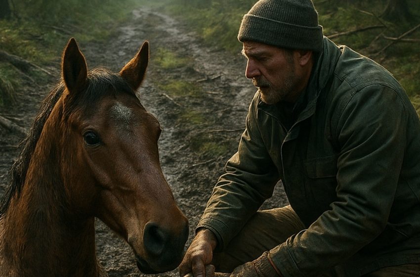  Ένας άντρας έσωσε ένα άγριο άλογο που είχε παγιδευτεί και έκλαιγε από φόβο. Ο τρόπος με τον οποίο το ζώο τον ευχαρίστησε — ήταν κάτι που δεν θα ξεχάσει ποτέ.
