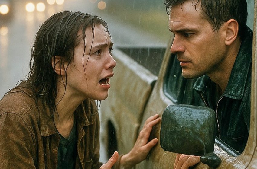  Πάρε μια άγνωστη που στεκόταν κάτω από καταρρακτώδη βροχή. Μια εβδομάδα μετά, είδε το πρόσωπό του στις ειδήσεις — και κατάλαβε ότι εκείνο το βράδυ είχε αλλάξει τα πάντα…